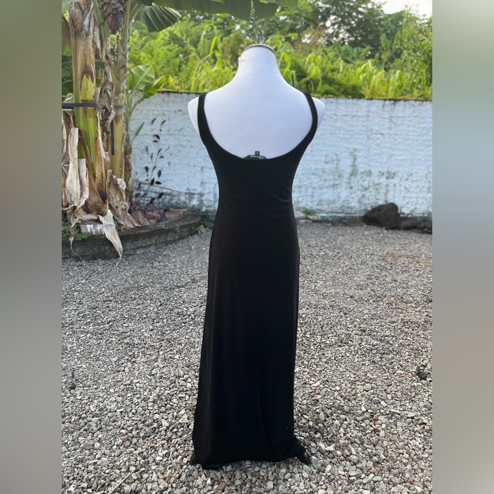 Vintage Guess 90s Black Maxi Dress - Picture 5 of 15